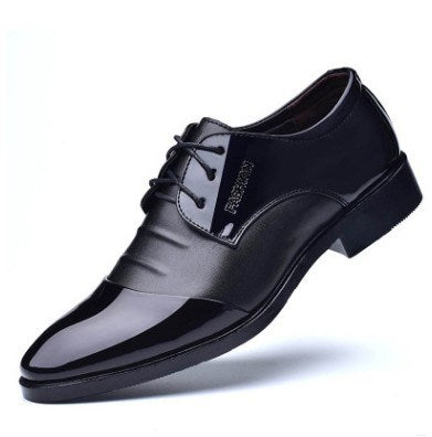 Black Shoes With Pointed Toe For Men - SigmaEssence